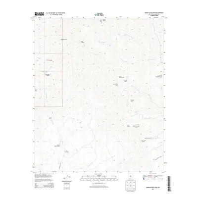 2013 Map of Sierra Blanca Peak, 2013 Print