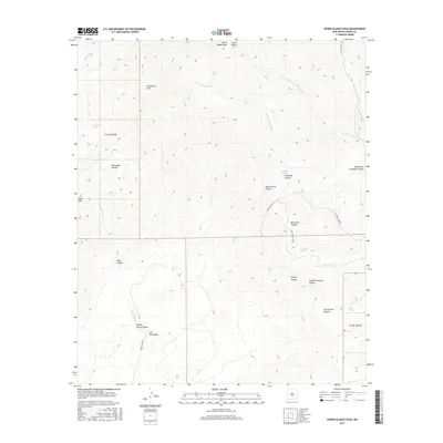 2017 Map of Sierra Blanca Peak, 2017 Print