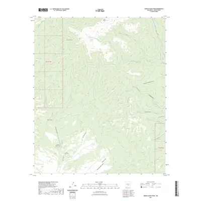 2023 Map of Sierra Blanca Peak, 2023 Print