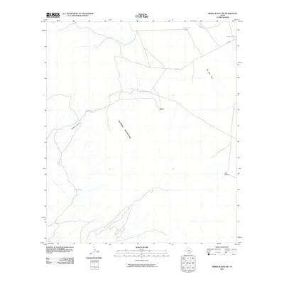 2010 Map of Sierra Blanca SW, 2010 Print