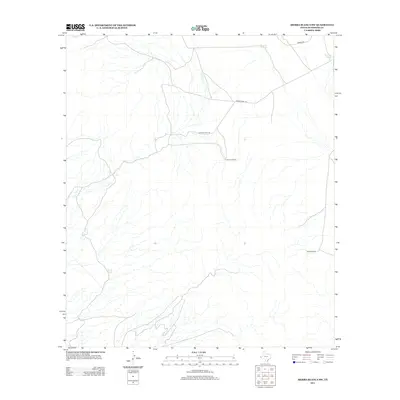 2013 Map of Sierra Blanca SW, 2013 Print