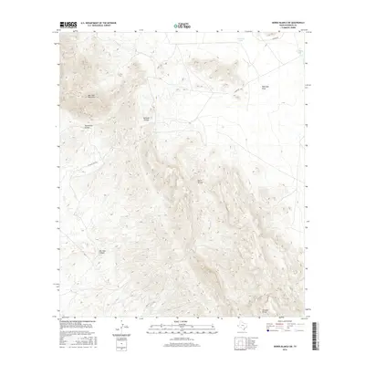 2016 Map of Sierra Blanca SW, 2016 Print