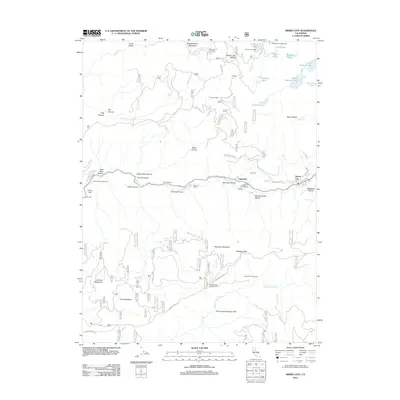 2012 Map of Sierra City, 2012 Print