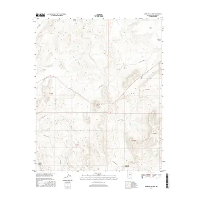 2017 Map of Sierra De La Cruz, 2017 Print
