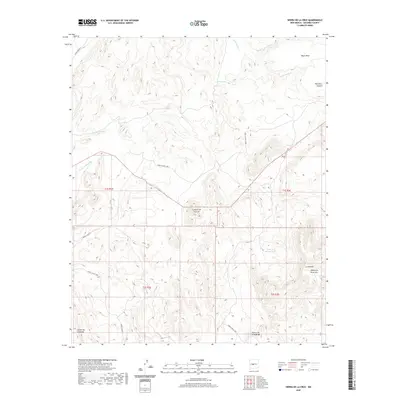 2020 Map of Sierra De La Cruz, 2020 Print