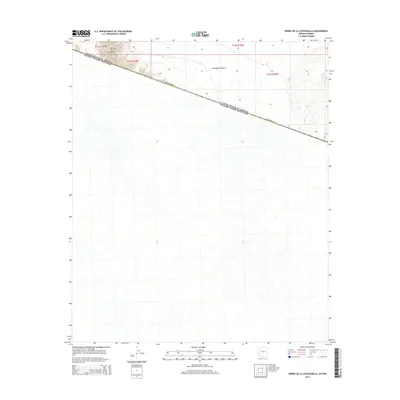 2014 Map of Sierra de la Lechuguilla, 2014 Print
