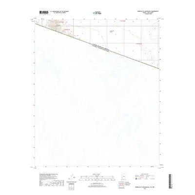 2018 Map of Sierra de la Lechuguilla, 2018 Print