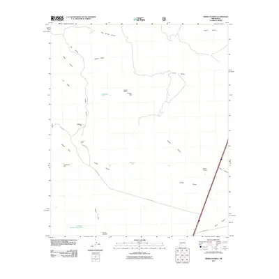 2011 Map of Sierra Fijardo, 2011 Print