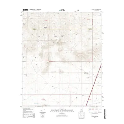 2013 Map of Sierra Fijardo, 2013 Print