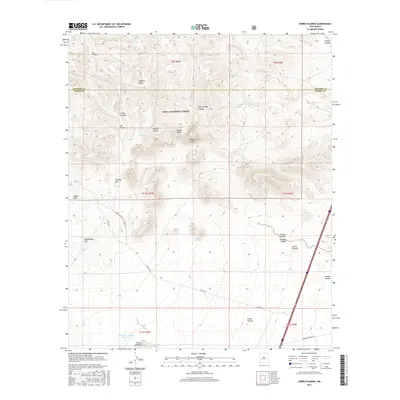 2017 Map of Sierra Fijardo, 2017 Print