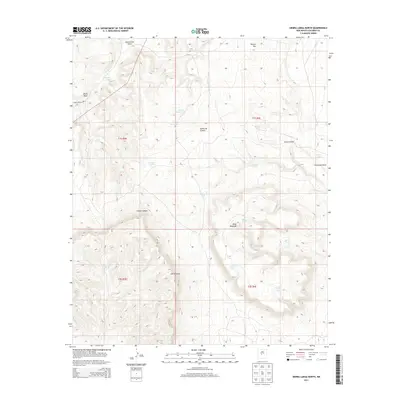 2013 Map of Sierra Larga North, 2013 Print