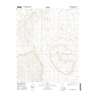 2017 Map of Sierra Larga North, 2017 Print