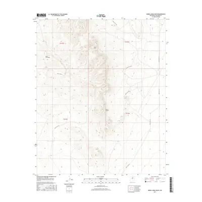 2017 Map of Sierra Larga South, 2017 Print