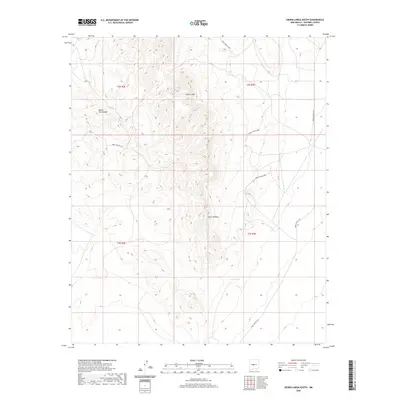 2020 Map of Sierra Larga South, 2020 Print