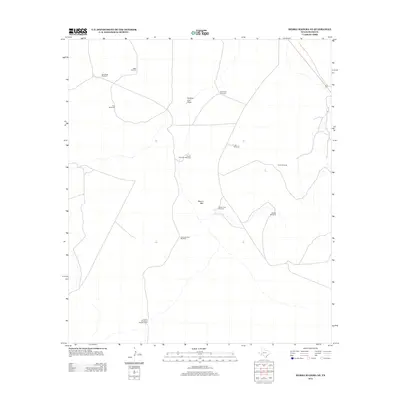 2012 Map of Sierra Madera NE, 2012 Print
