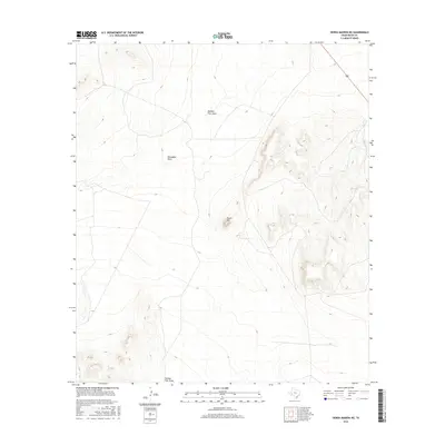 2016 Map of Sierra Madera NE, 2016 Print