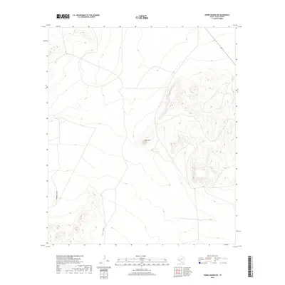 2019 Map of Sierra Madera NE, 2019 Print