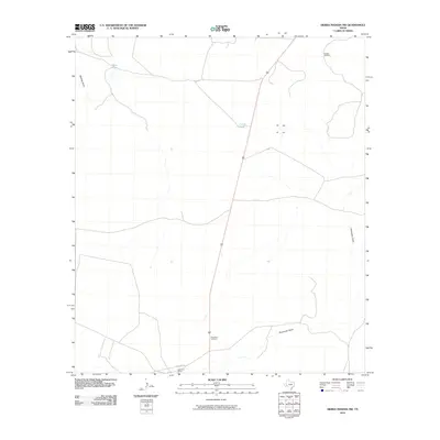 2010 Map of Sierra Madera NW, 2010 Print