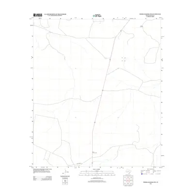 2012 Map of Sierra Madera NW, 2012 Print