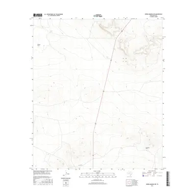 2016 Map of Sierra Madera NW, 2016 Print
