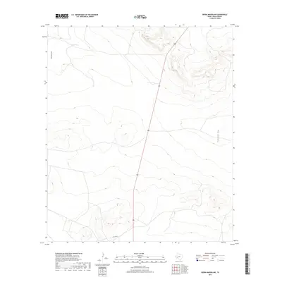 2019 Map of Sierra Madera NW, 2019 Print
