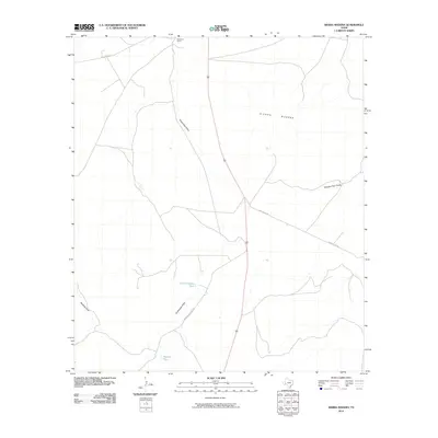 2010 Map of Sierra Madera, 2010 Print