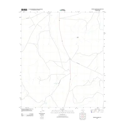 2012 Map of Sierra Madera, 2012 Print