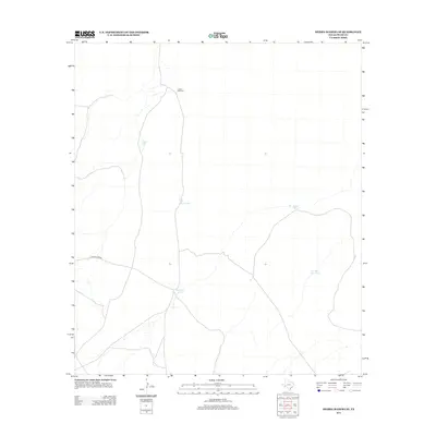 2012 Map of Sierra Madera SE, 2012 Print