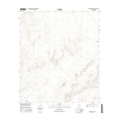 2016 Map of Sierra Madera SE, 2016 Print