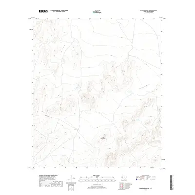 2019 Map of Sierra Madera SE, 2019 Print
