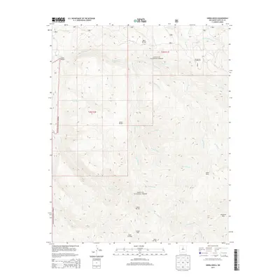2013 Map of Sierra Mosca, 2013 Print