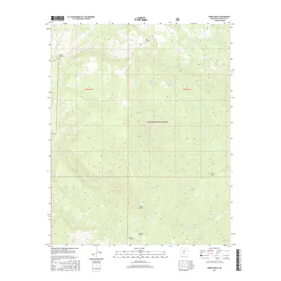 2017 Map of Sierra Mosca, 2017 Print