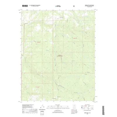 2020 Map of Sierra Mosca, 2020 Print