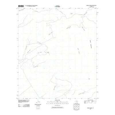 2010 Map of Sierra Parda, 2010 Print