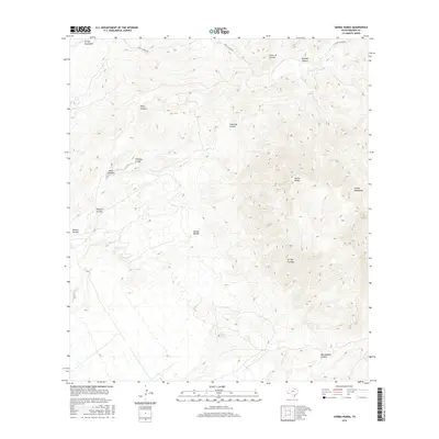 2016 Map of Sierra Parda, 2016 Print
