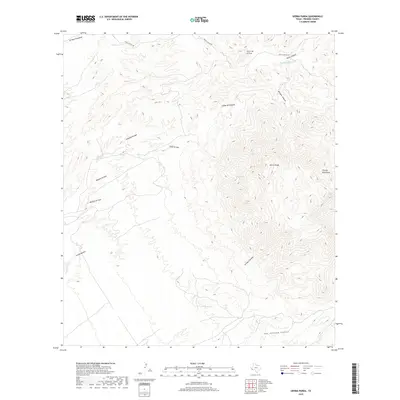 2019 Map of Sierra Parda, 2019 Print