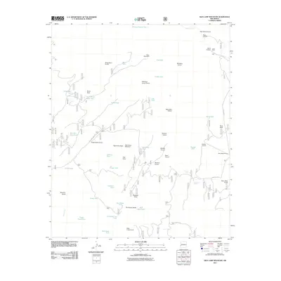 2011 Map of Sign Camp Mountain, 2011 Print