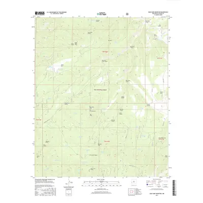 2017 Map of Sign Camp Mountain, 2017 Print
