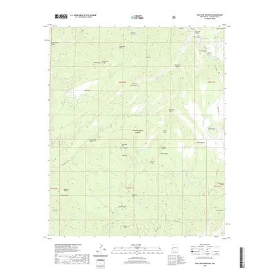 2020 Map of Sign Camp Mountain, 2020 Print