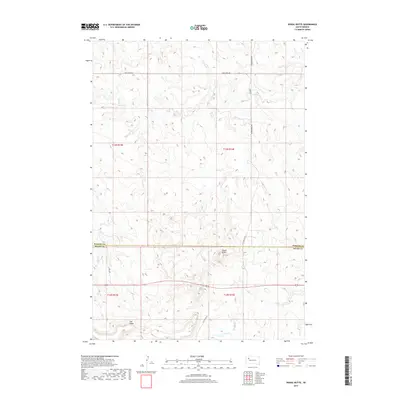 2017 Map of Signal Butte, 2017 Print