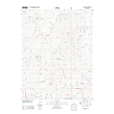 2013 Map of Signal Butte, 2013 Print
