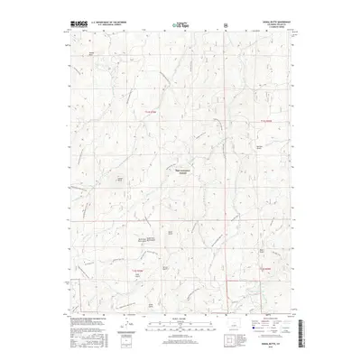 2016 Map of Signal Butte, 2016 Print