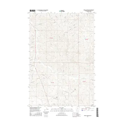 2017 Map of Signal Mountain, 2017 Print