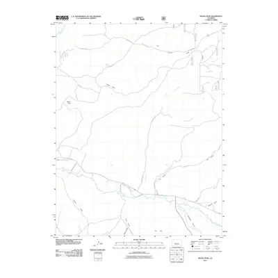 2011 Map of Signal Peak, 2011 Print