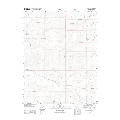 2013 Map of Signal Peak, 2013 Print