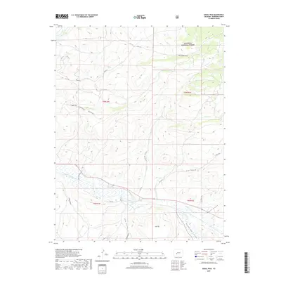 2019 Map of Signal Peak, 2019 Print