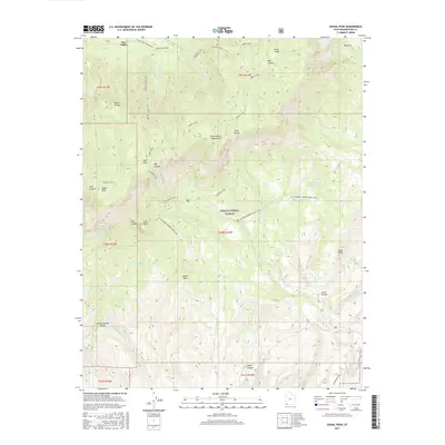 2017 Map of Signal Peak, 2017 Print