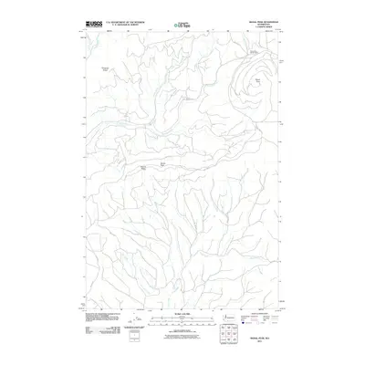 2011 Map of Signal Peak, 2011 Print