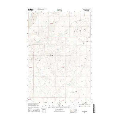 2014 Map of Signal Peak, 2014 Print