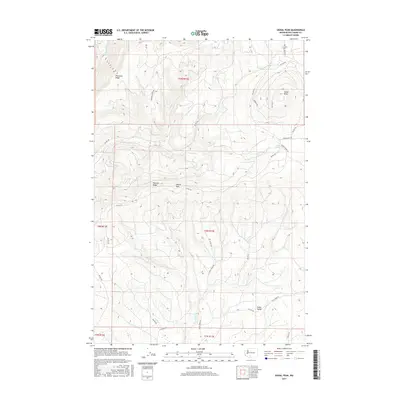 2017 Map of Signal Peak, 2017 Print